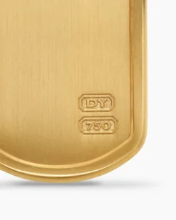 Pyramid Tag 18K Yellow Gold, 35mm
