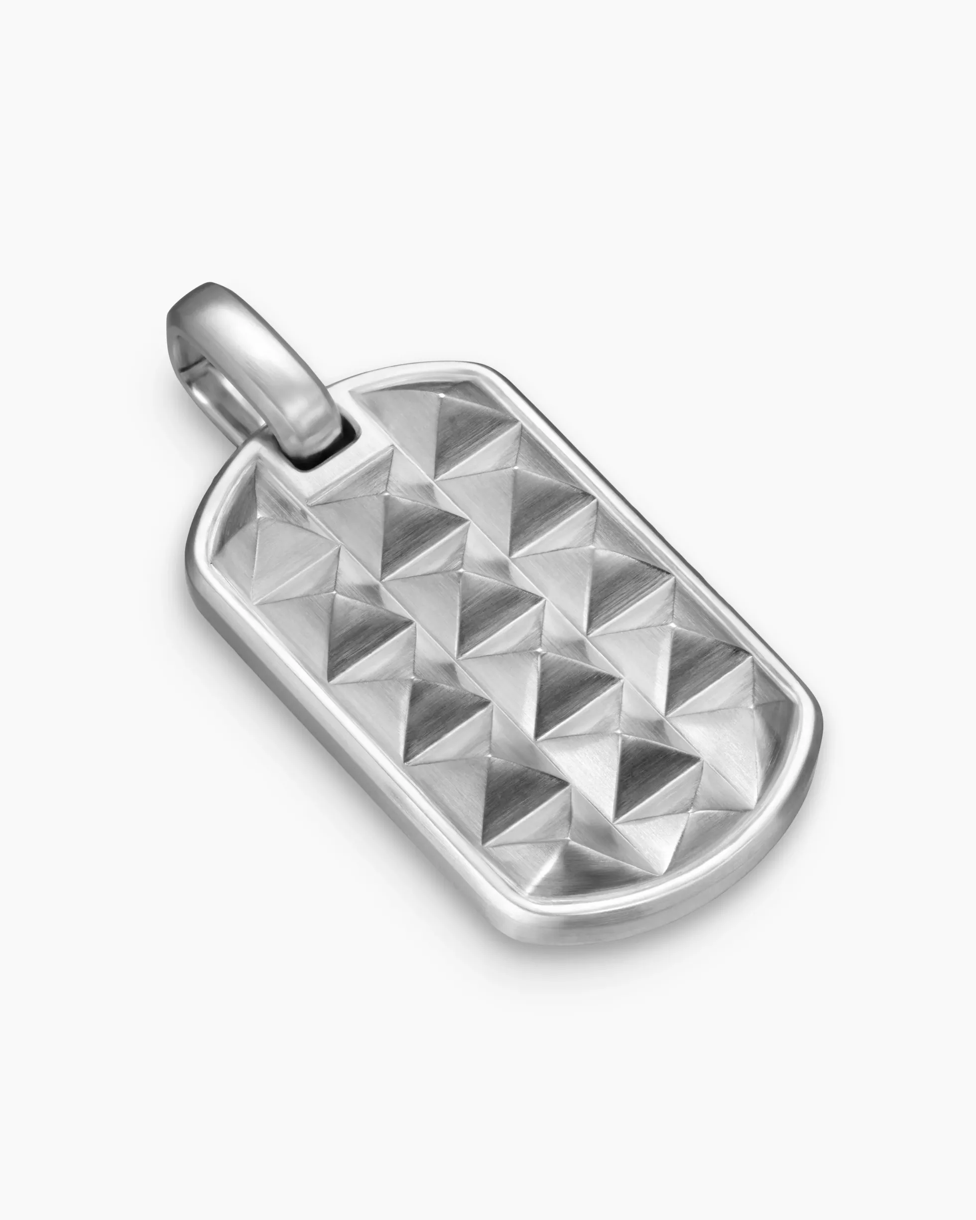 Pyramid Tag Sterling Silver, 35mm