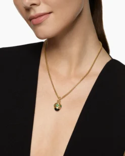 Renaissance® Amulet 18K Yellow Gold with Black Onyx and Tsavorites, 19.8mm
