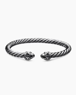 Renaissance® Classic Cable Bracelet Blackened Silver, 5mm