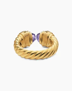 Renaissance® Color Ring 18K Yellow Gold with Amethyst, Pink Tourmaline and Tsavorites, 10mm