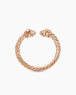 Renaissance® Ring 18K Rose Gold with Diamonds, 2.3mm