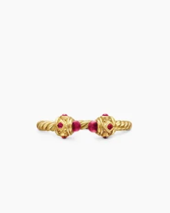 Renaissance® Ring 18K Yellow Gold with Rubies, 2.3mm