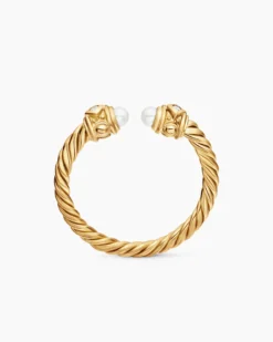 Renaissance® Ring 18K Yellow Gold with Pearls and Diamonds, 2.3mm
