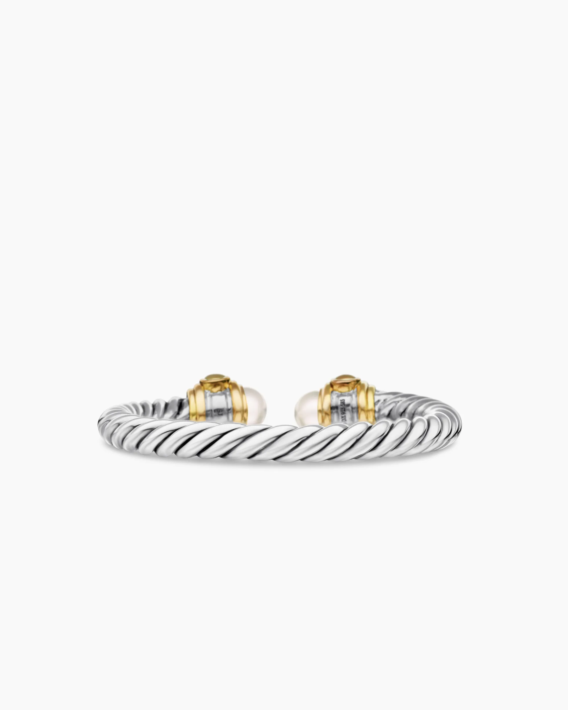 Renaissance® Ring Sterling Silver with 14K Yellow Gold, Pearls and Diamonds, 2.3mm