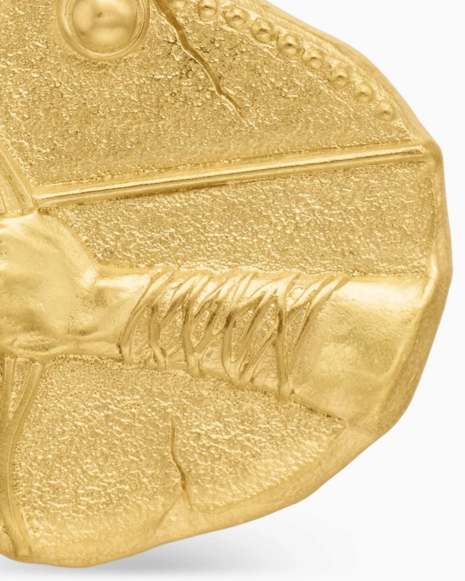Sagittarius Amulet 18K Yellow Gold, 17mm
