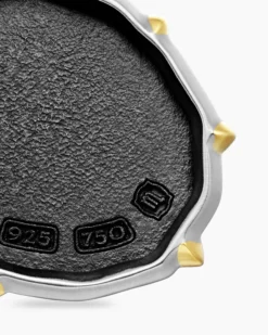 Scorpio Amulet Sterling Silver with 18K Yellow Gold, 23mm