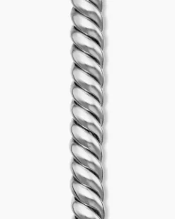 Sculpted Cable Bracelet Sterling Silver, 8.5mm