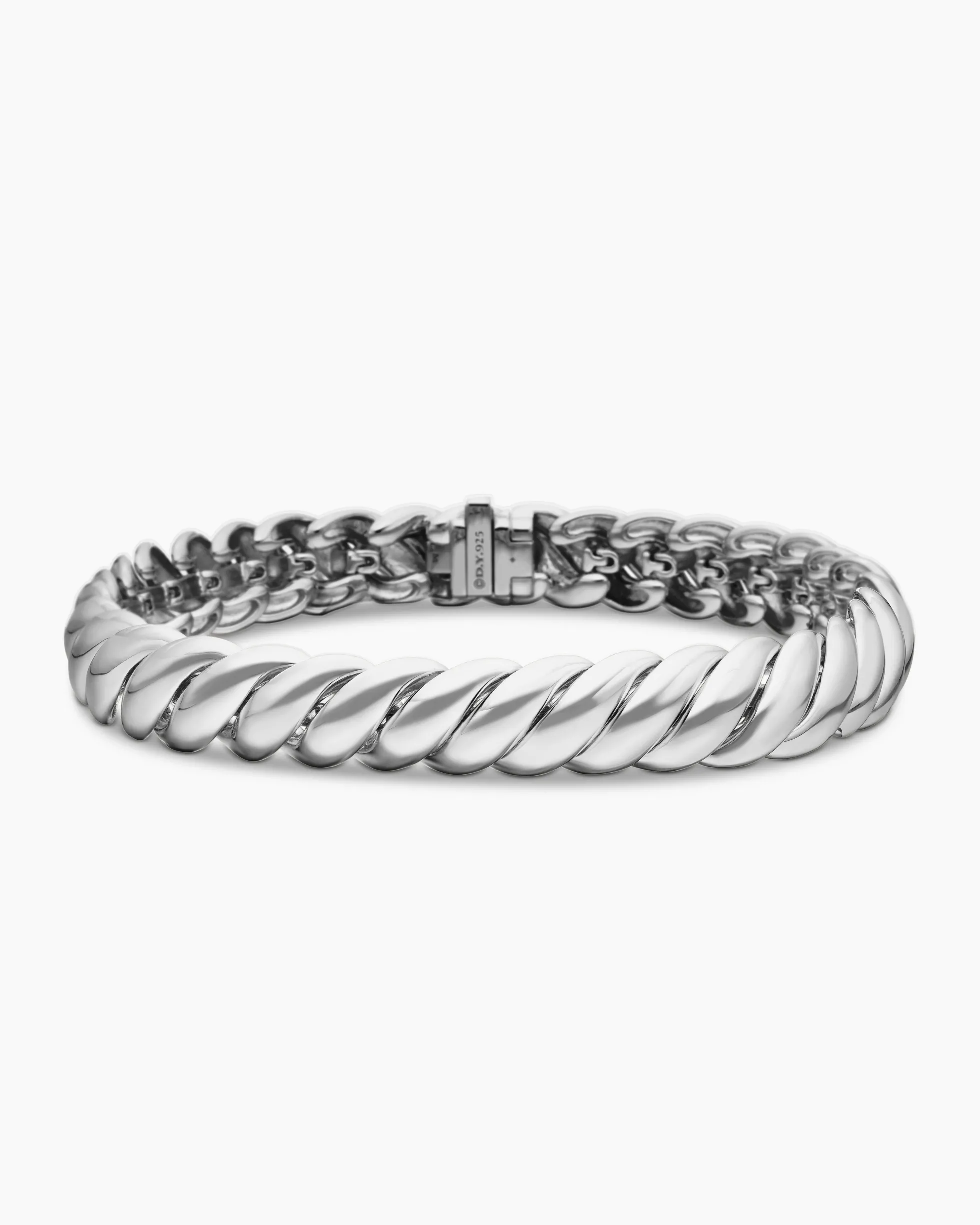 Sculpted Cable Bracelet Sterling Silver, 8.5mm