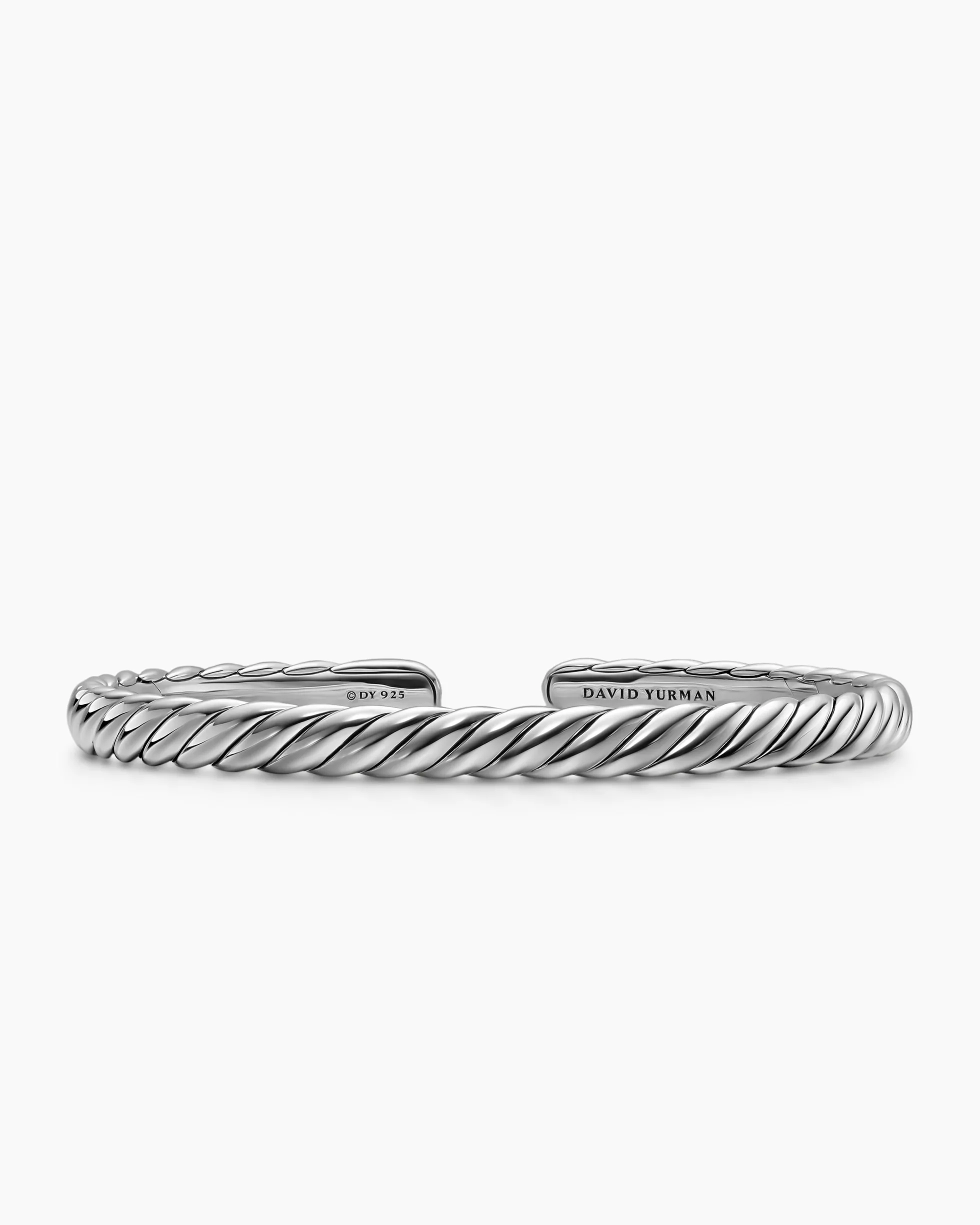Sculpted Cable Flex Bracelet Sterling Silver, 5mm
