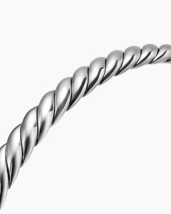 Sculpted Cable Flex Bracelet Sterling Silver, 5mm