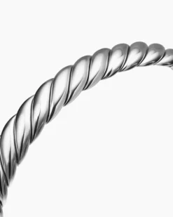 Sculpted Cable Flex Bracelet Sterling Silver, 7.5mm