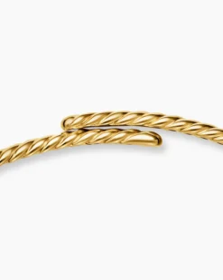 Sculpted Cable Flex Necklace 18K Yellow Gold, 5mm