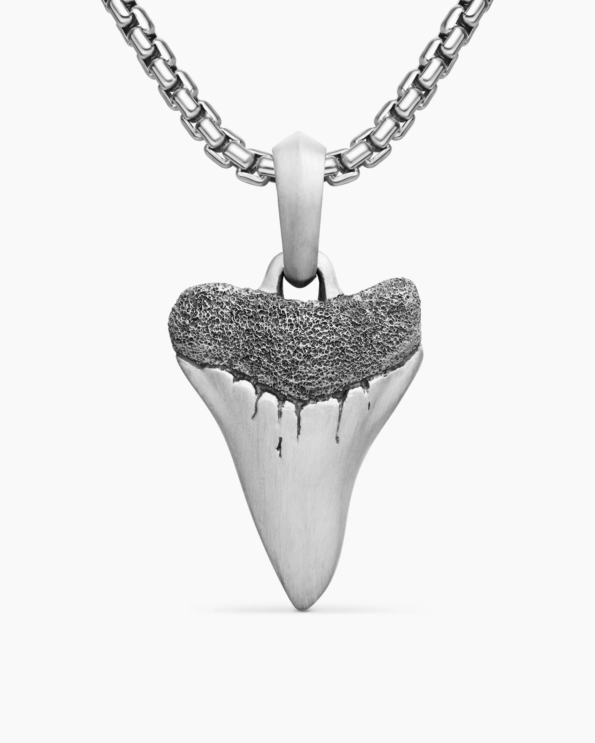 Shark Tooth Amulet Sterling Silver, 25.8mm