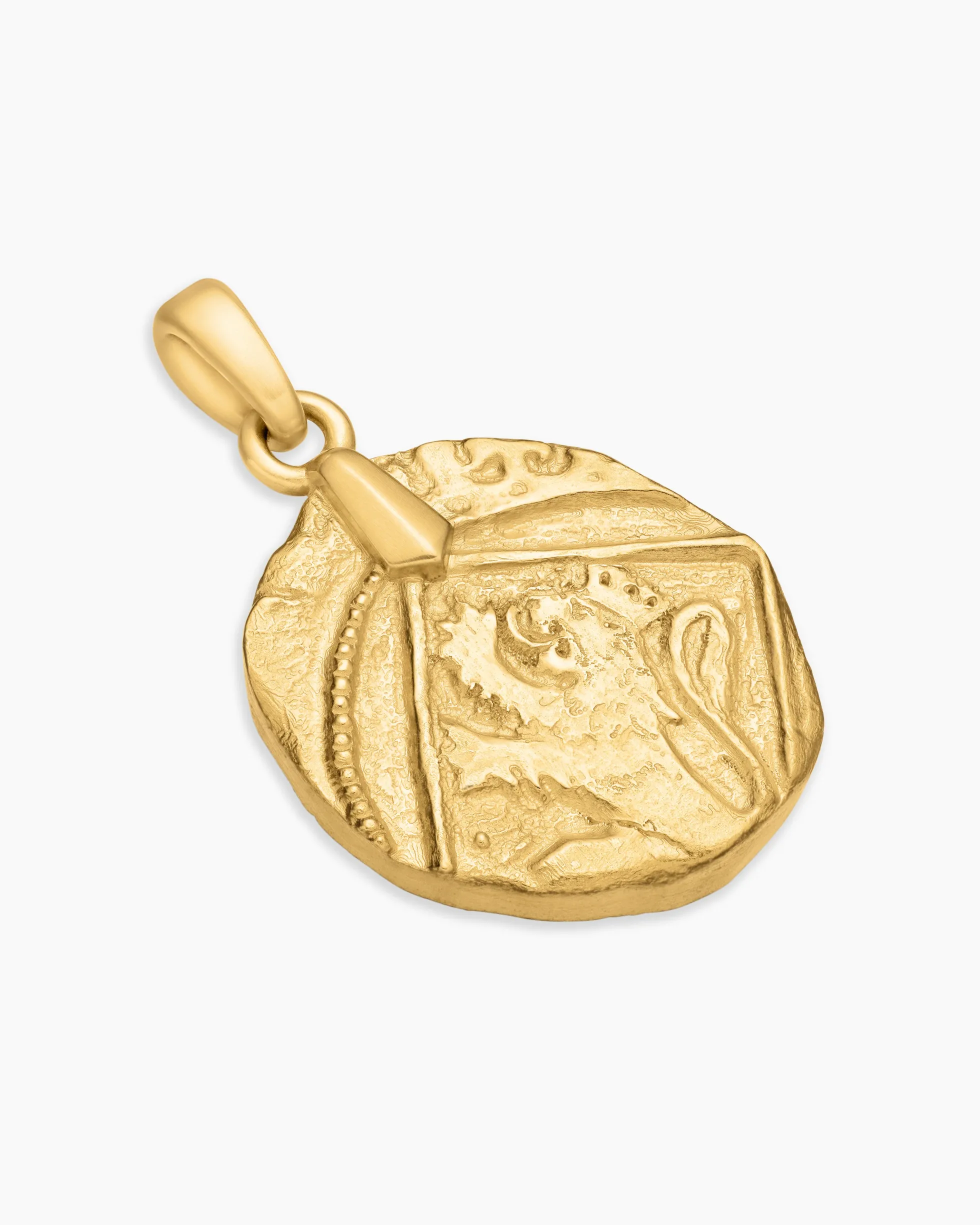 Shipwreck Coin Amulet 18K Yellow Gold, 28.4mm