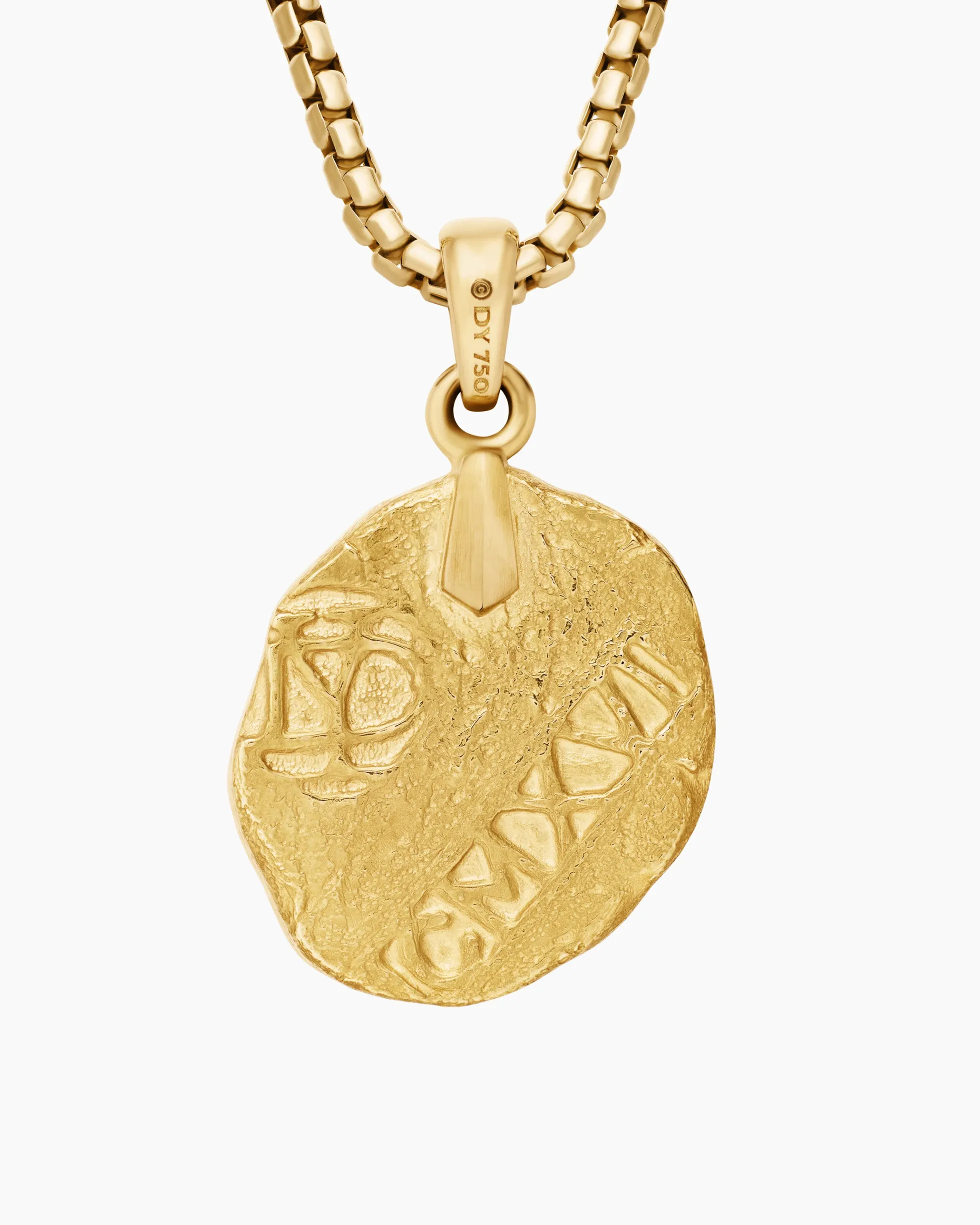 Shipwreck Coin Amulet 18K Yellow Gold, 28.4mm