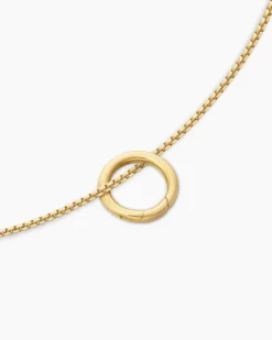 Smooth Amulet Holder 18K Yellow Gold, 12.3mm