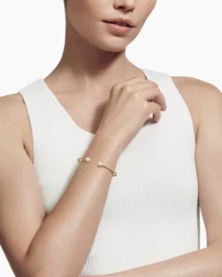 Solari Cablespira® Bracelet 18K Yellow Gold with Pearls and Diamonds, 2.3mm