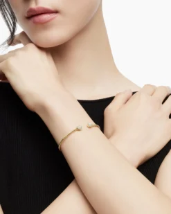 Solari Cablespira® Bracelet 18K Yellow Gold with Diamonds, 2.3mm
