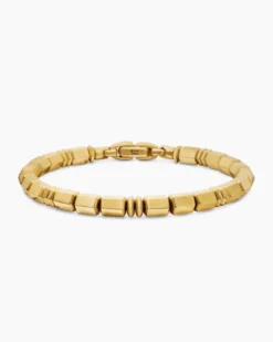Spiritual Beads Bracelet 18K Yellow Gold, 6mm