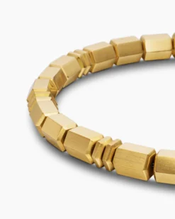 Spiritual Beads Bracelet 18K Yellow Gold, 6mm