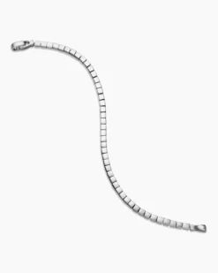 Spiritual Beads Cushion Bracelet Sterling Silver, 4mm