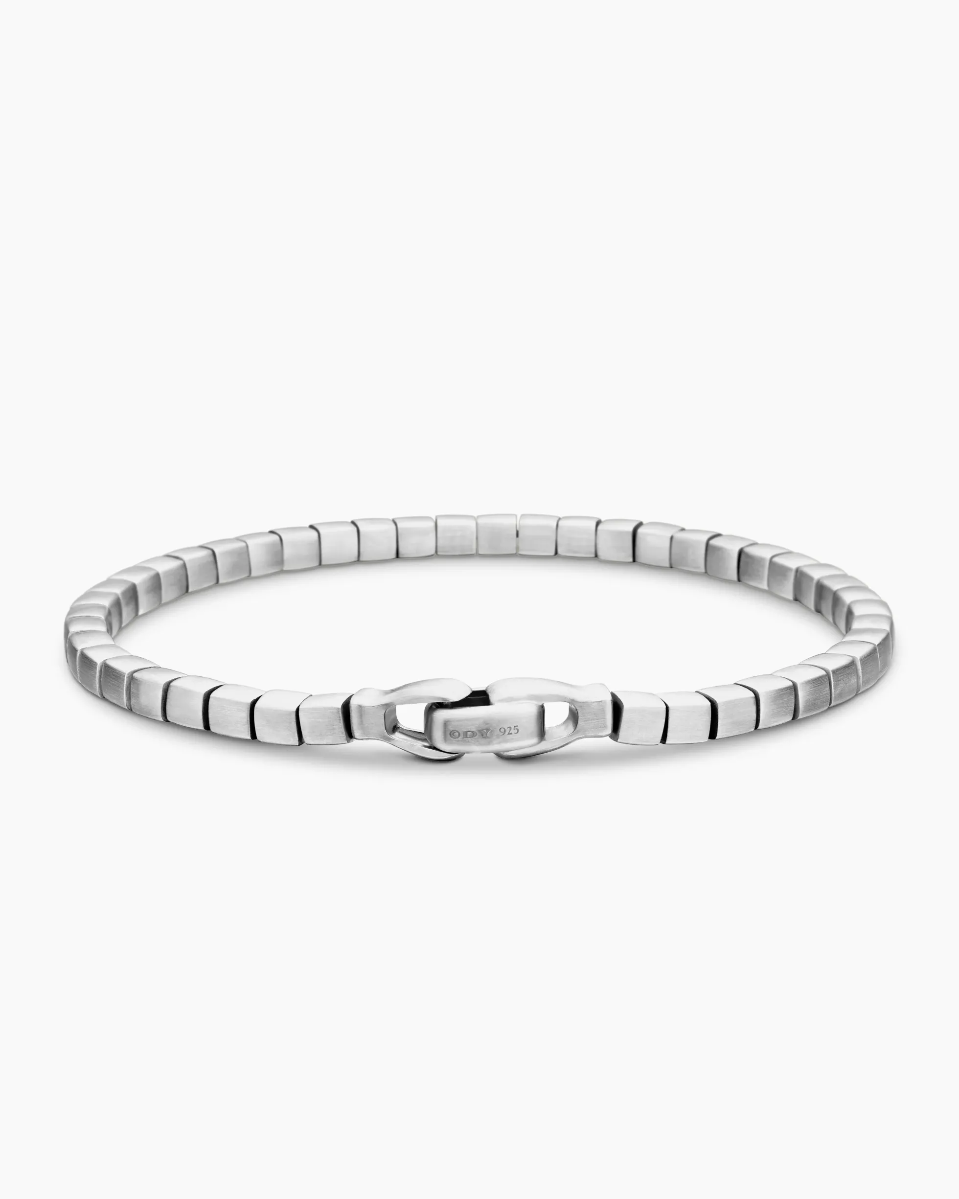 Spiritual Beads Cushion Bracelet Sterling Silver, 4mm
