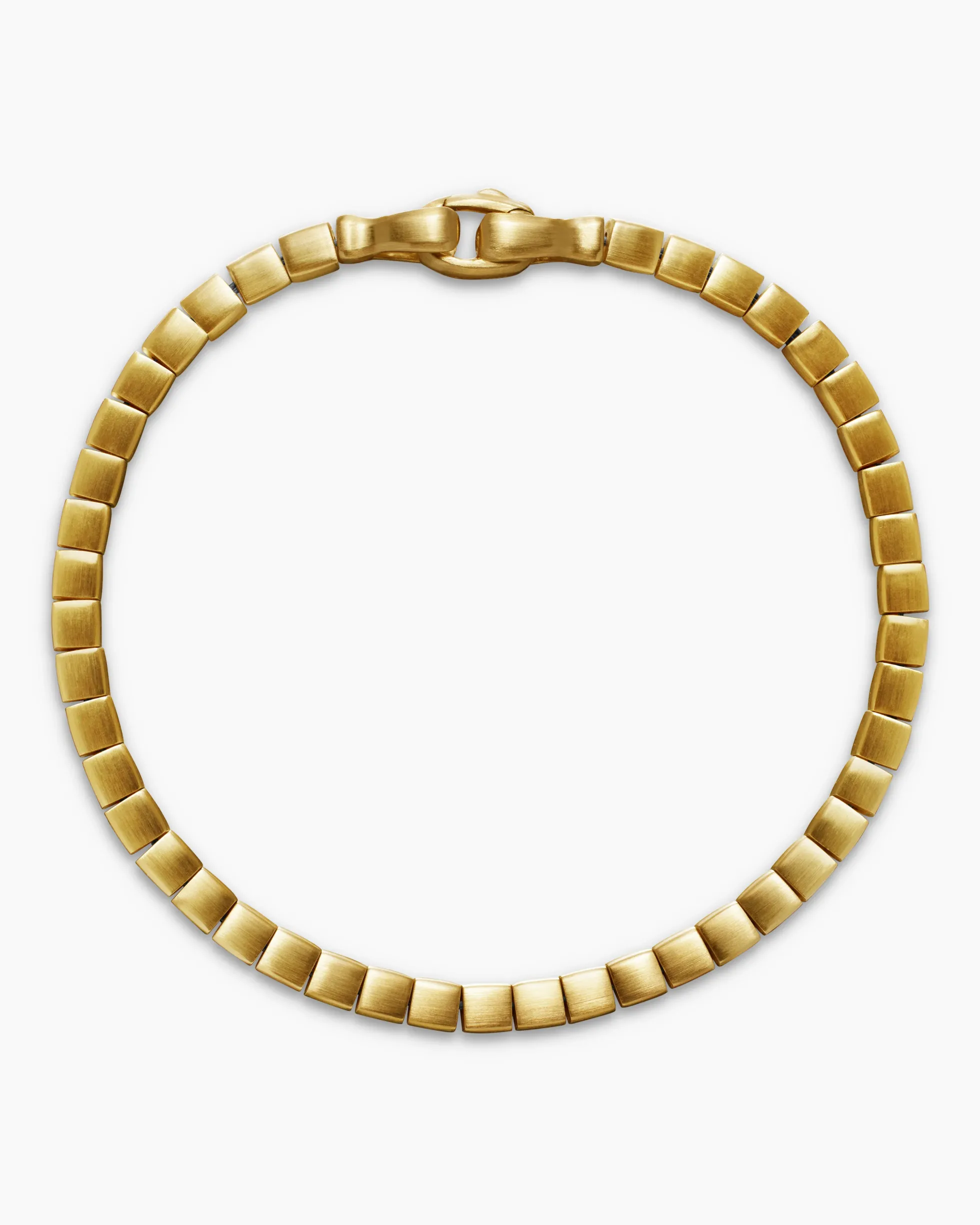 Spiritual Beads Cushion Bracelet 18K Yellow Gold, 4mm