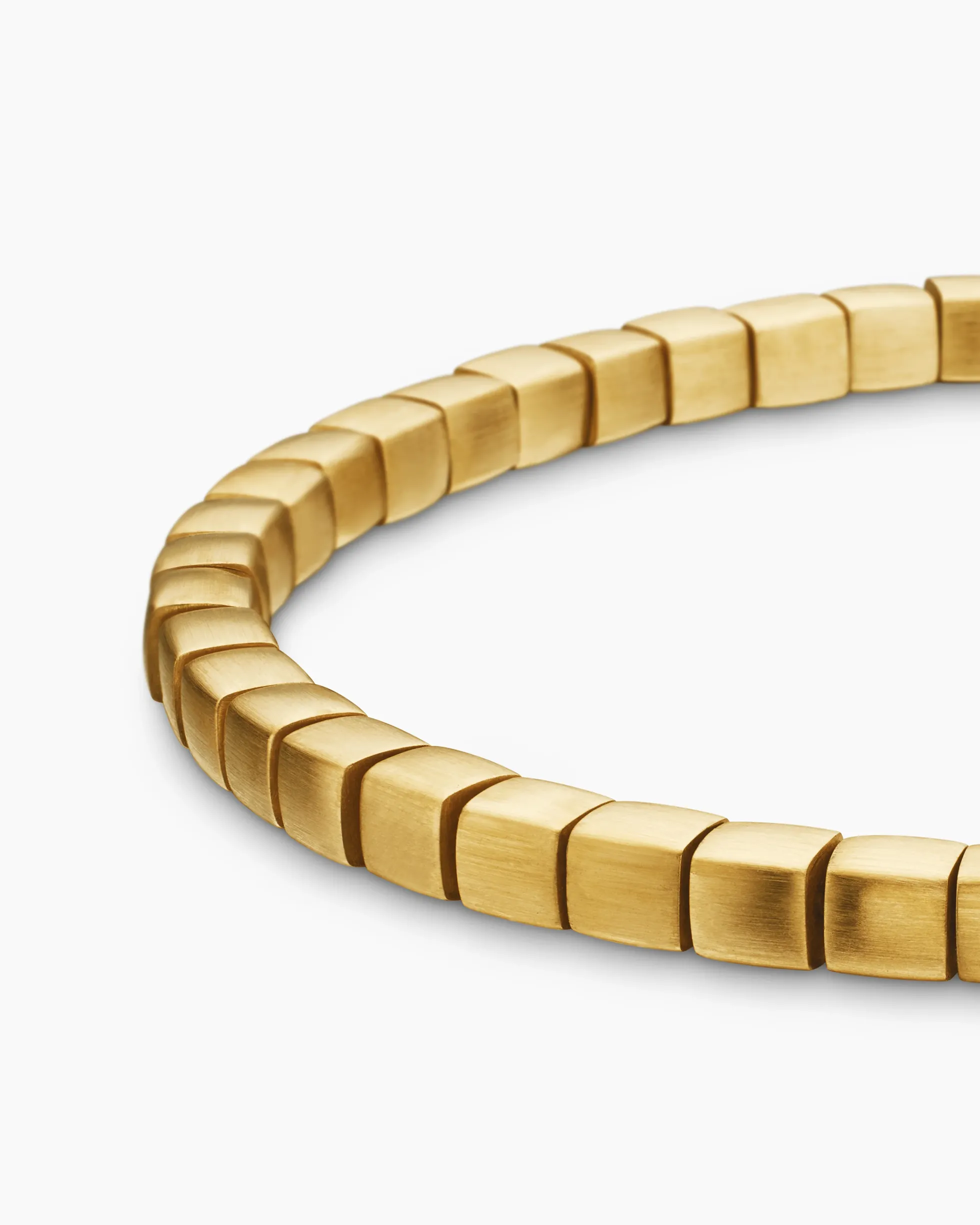 Spiritual Beads Cushion Bracelet 18K Yellow Gold, 4mm