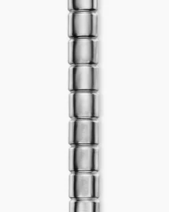 Spiritual Beads Flat Bead Bracelet Platinum, 8mm