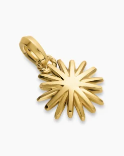 Starburst Amulet 18K Yellow Gold, 14mm
