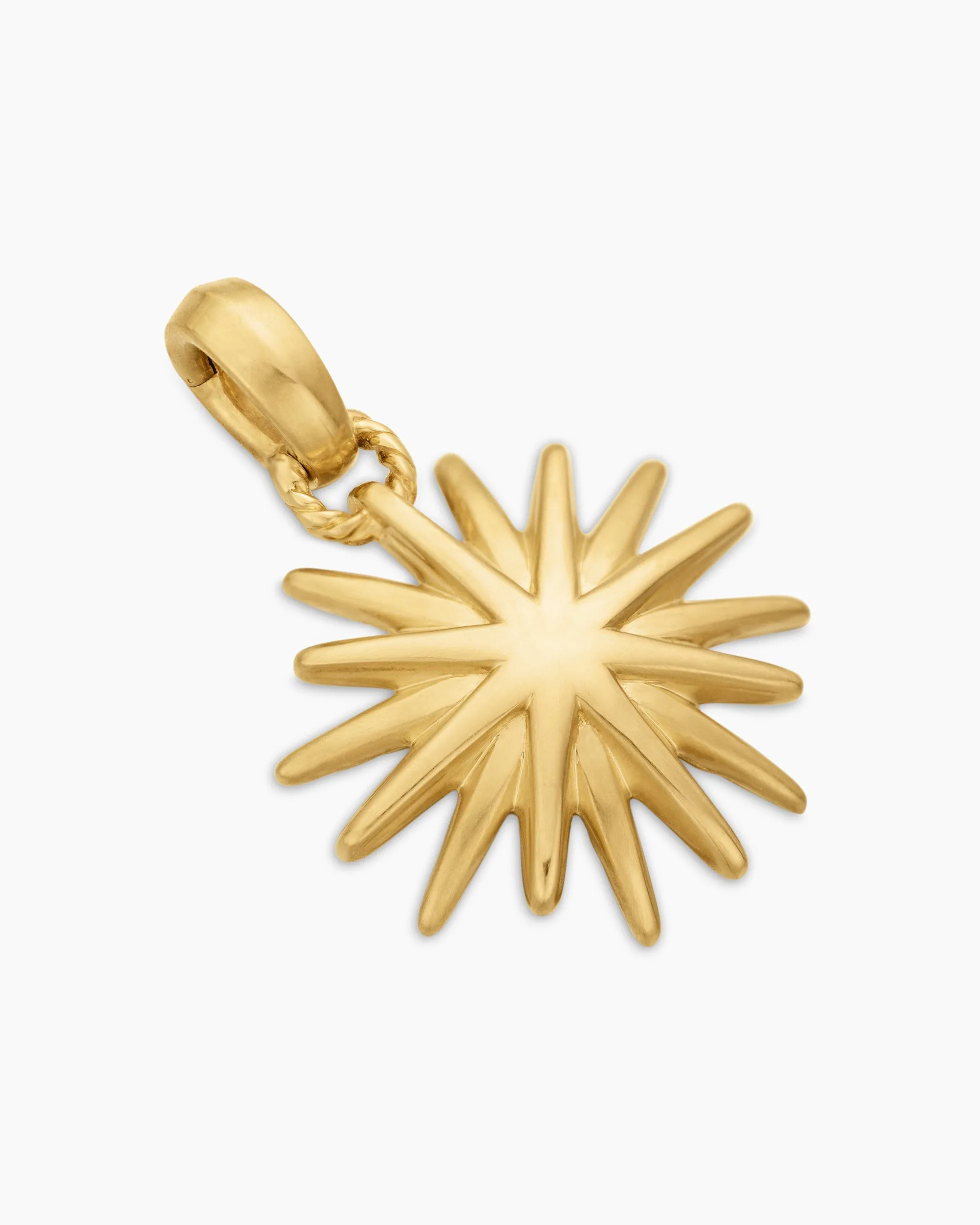 Starburst Charm 18K Yellow Gold, 21.5mm