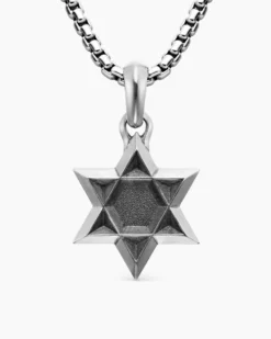 Star of David Amulet Sterling Silver, 23mm