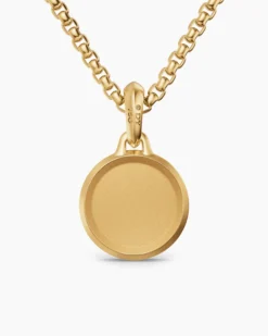 St. Christopher Amulet 18K Yellow Gold, 21.2mm