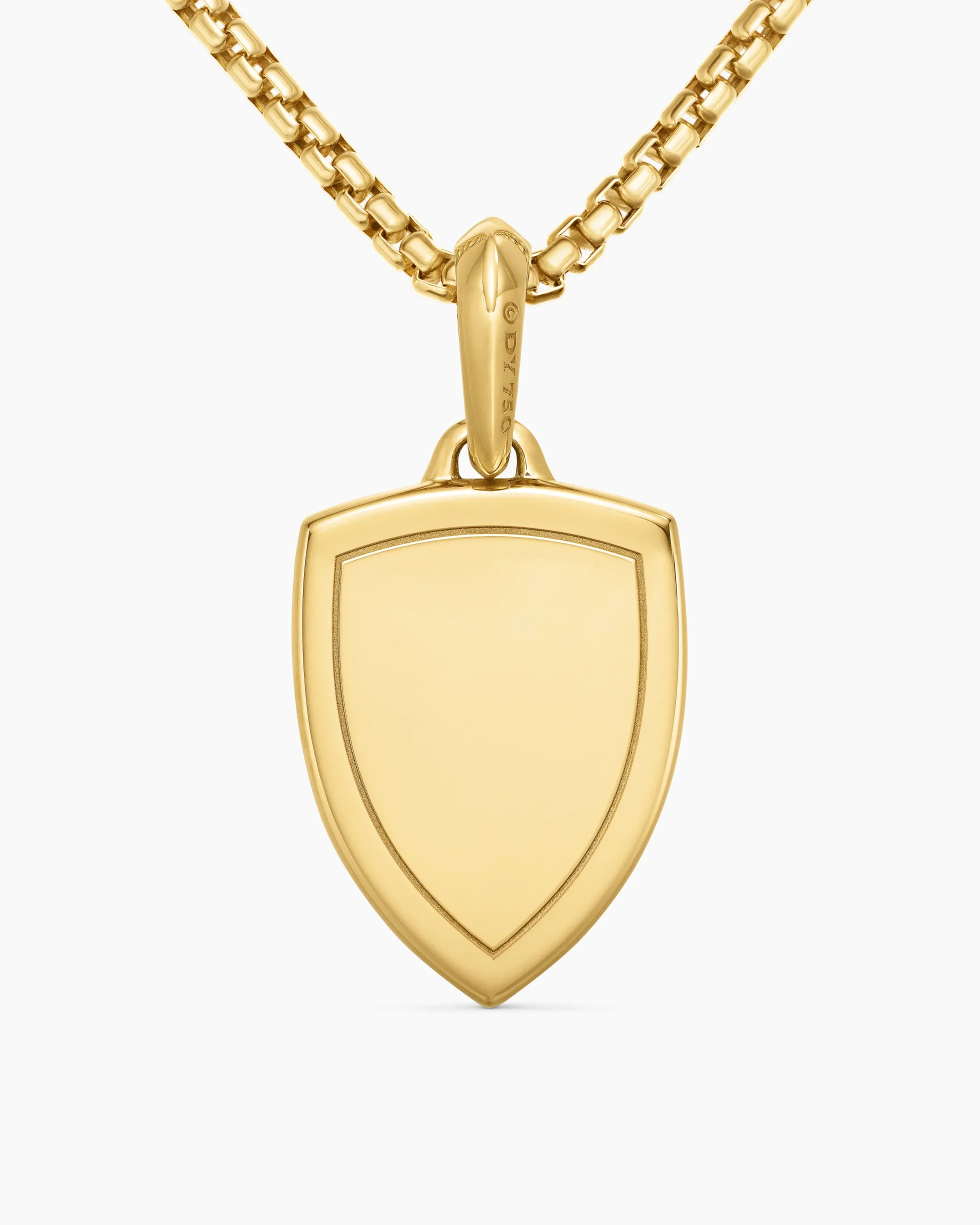 St. Michael Amulet 18K Yellow Gold with Diamonds, 26mm