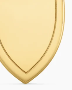 St. Michael Amulet 18K Yellow Gold with Diamonds, 26mm