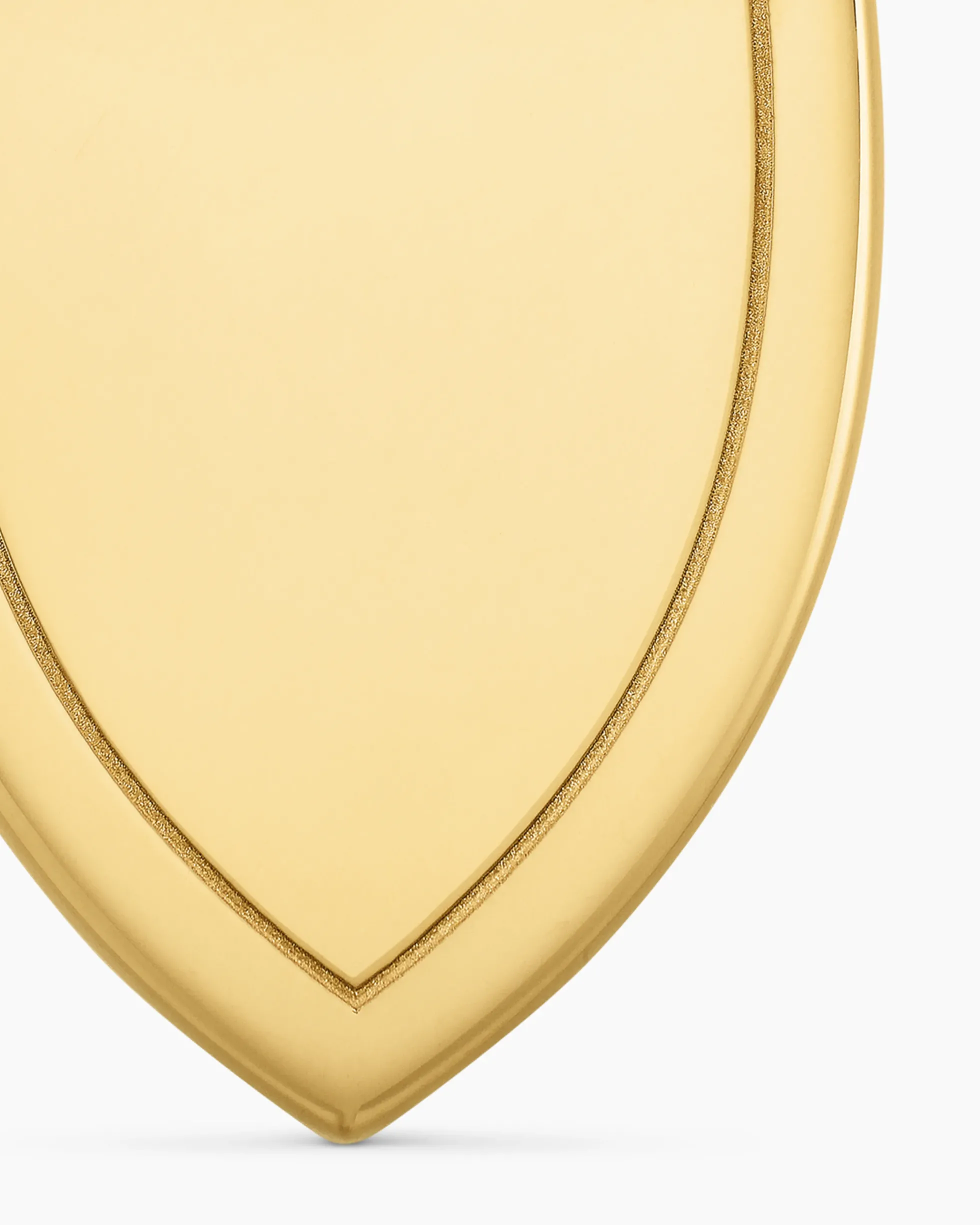 St. Michael Amulet 18K Yellow Gold with Diamonds, 26mm