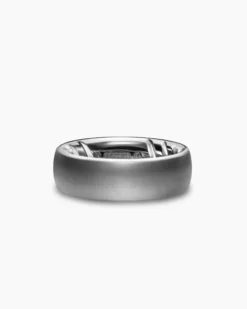 Streamline® Band Ring Anthracite Titanium, 7.6mm