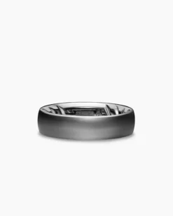 Streamline® Band Ring Anthracite Titanium, 6.2mm