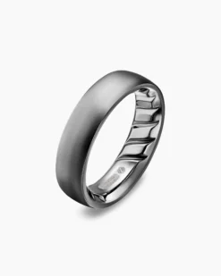 Streamline® Band Ring Anthracite Titanium, 6.2mm
