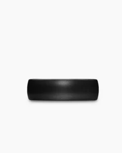 Streamline® Band Ring Black Titanium, 7.6mm