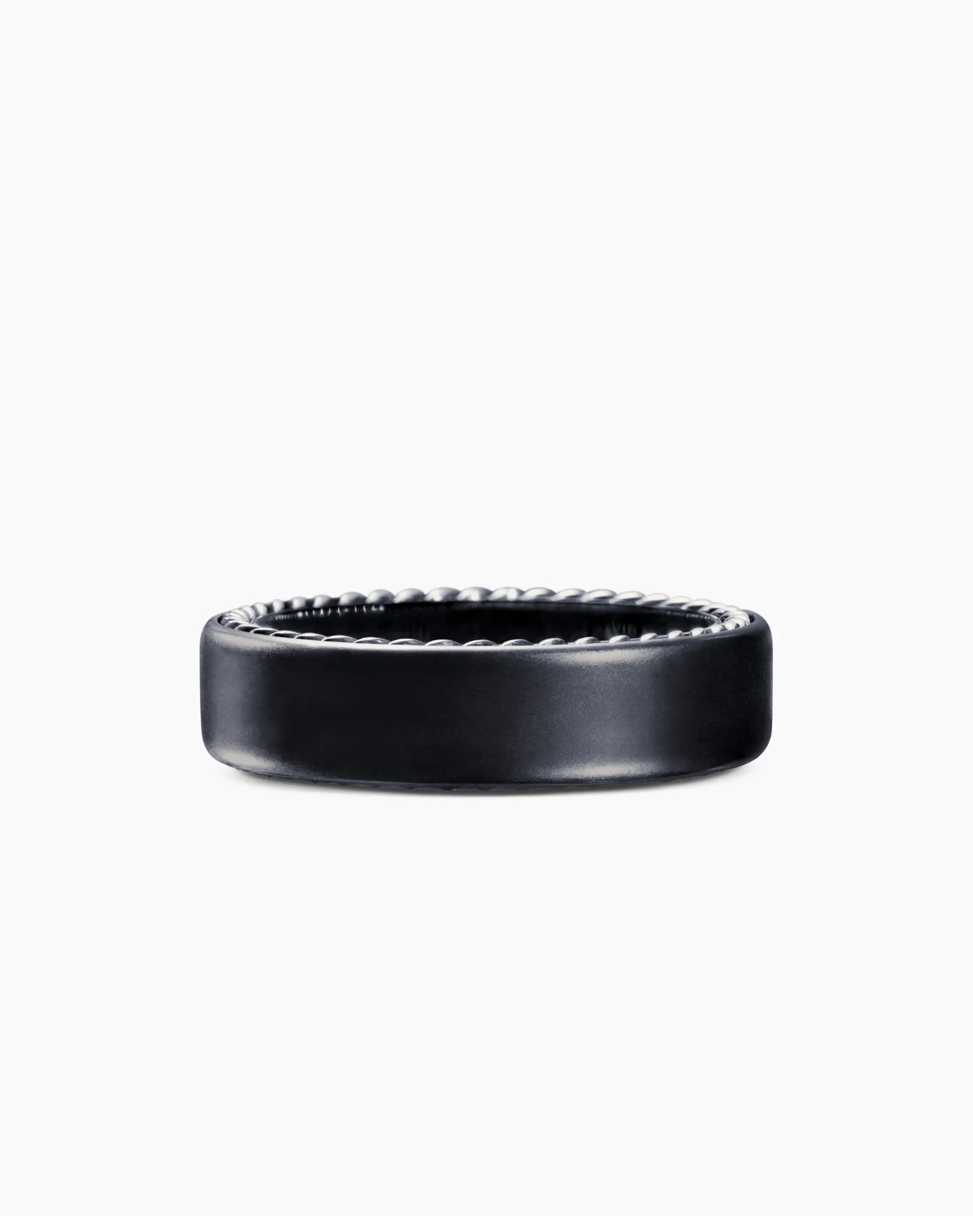 Streamline® Band Ring Black Titanium, 6mm