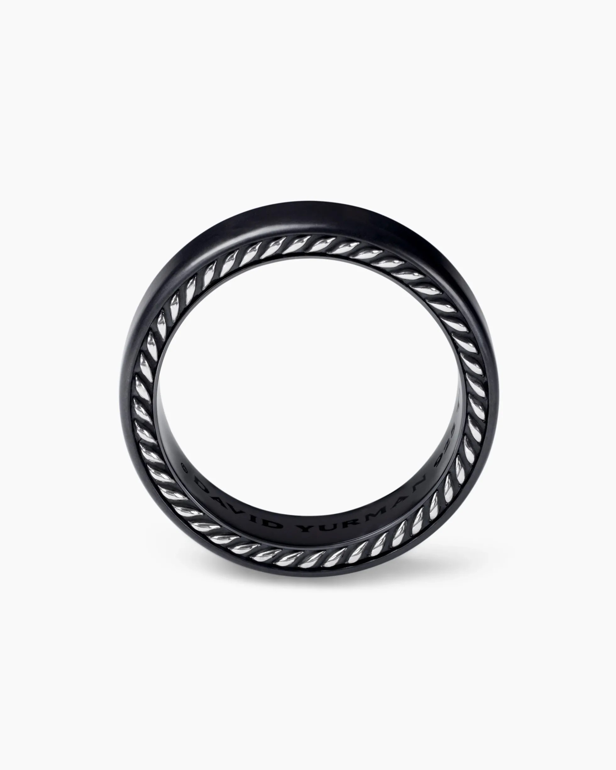Streamline® Band Ring Black Titanium, 6mm