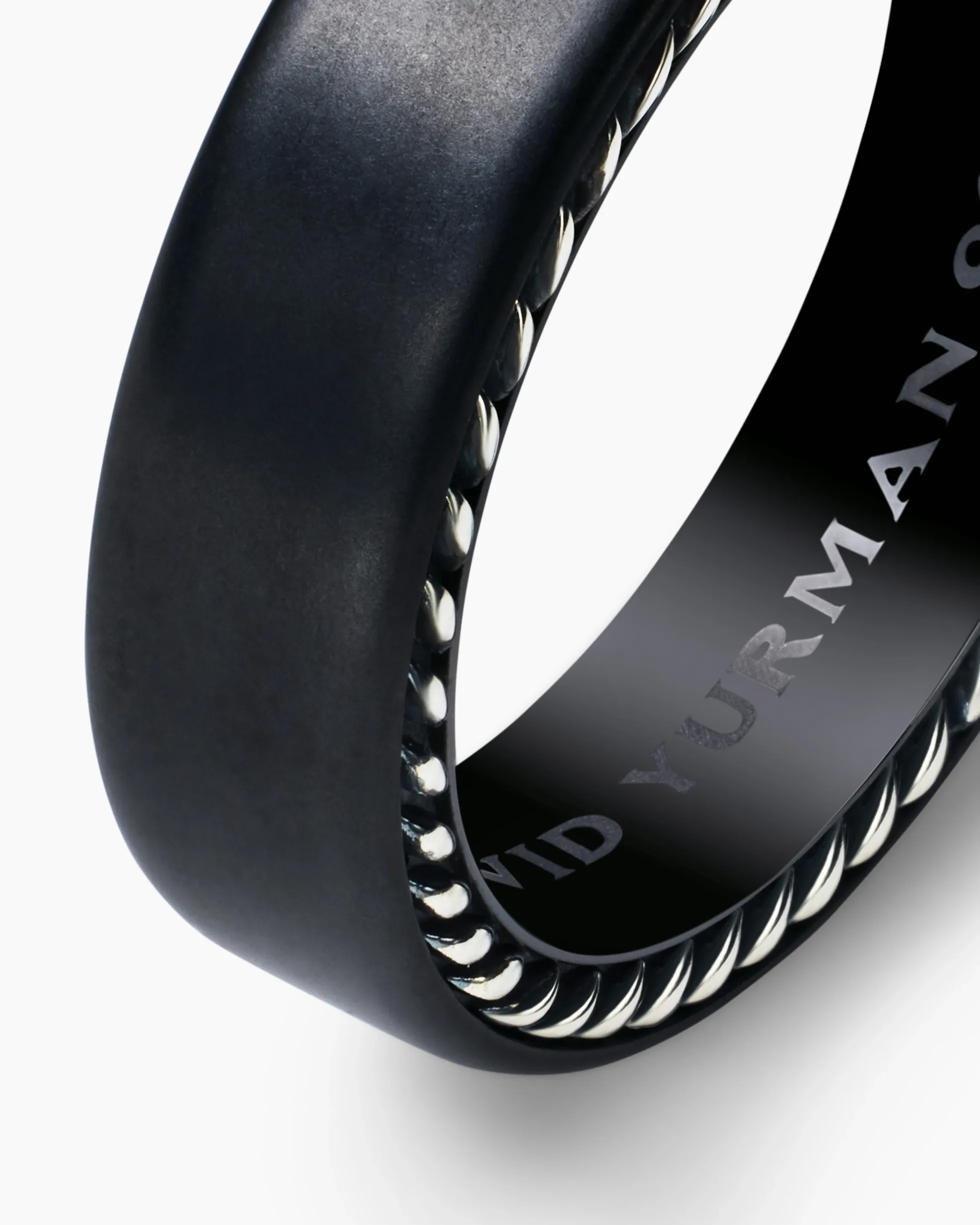 Streamline® Band Ring Black Titanium, 6mm