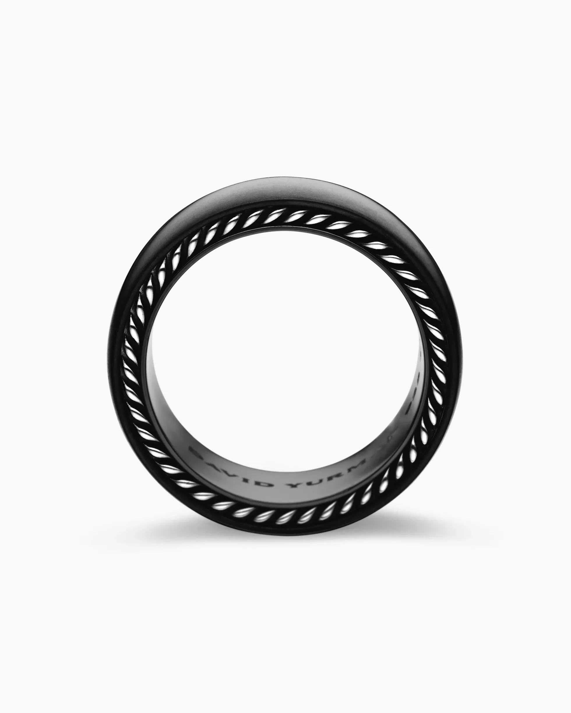 Streamline® Band Ring Black Titanium, 9mm