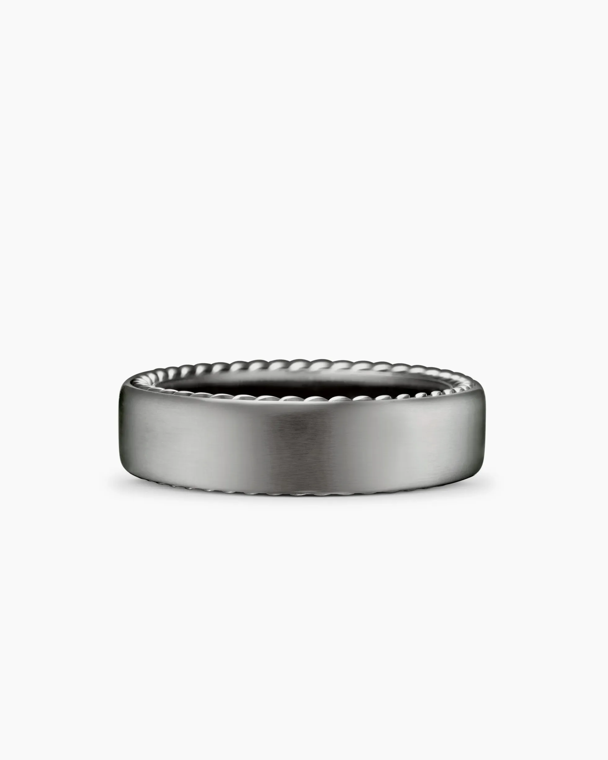 Streamline® Band Ring Grey Titanium, 6mm