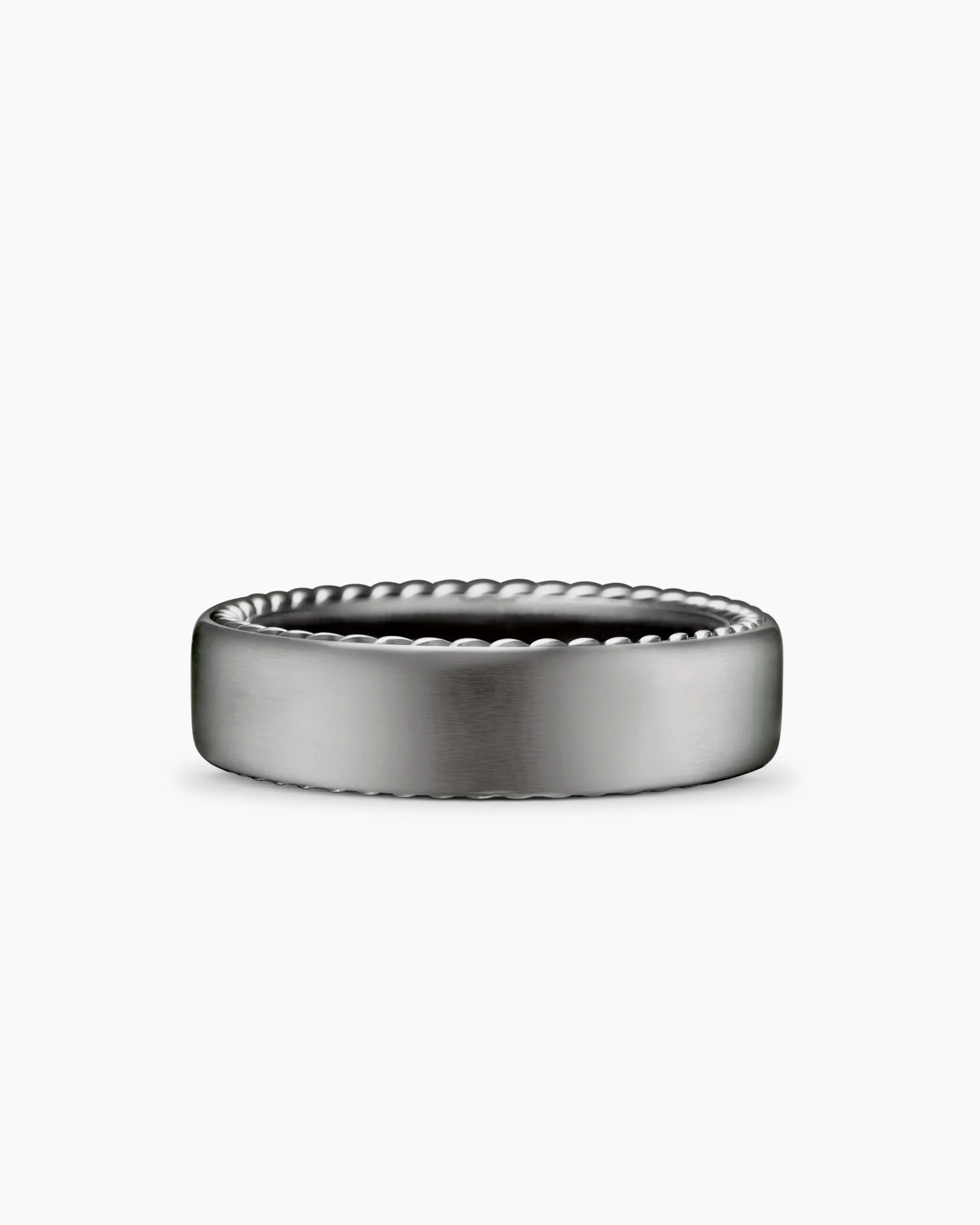 Streamline® Band Ring Grey Titanium, 6mm
