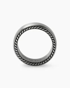 Streamline® Band Ring Grey Titanium, 6mm