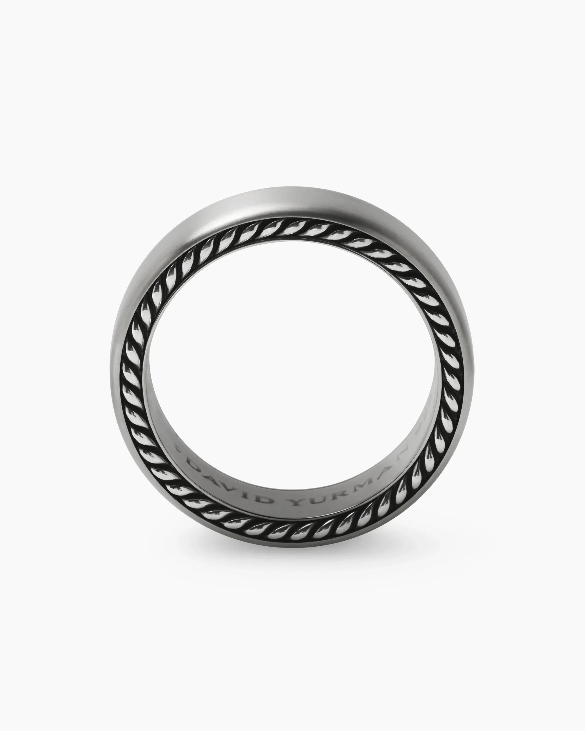Streamline® Band Ring Grey Titanium, 6mm