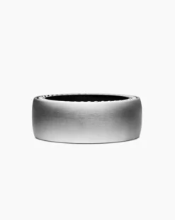 Streamline® Band Ring Grey Titanium, 9mm